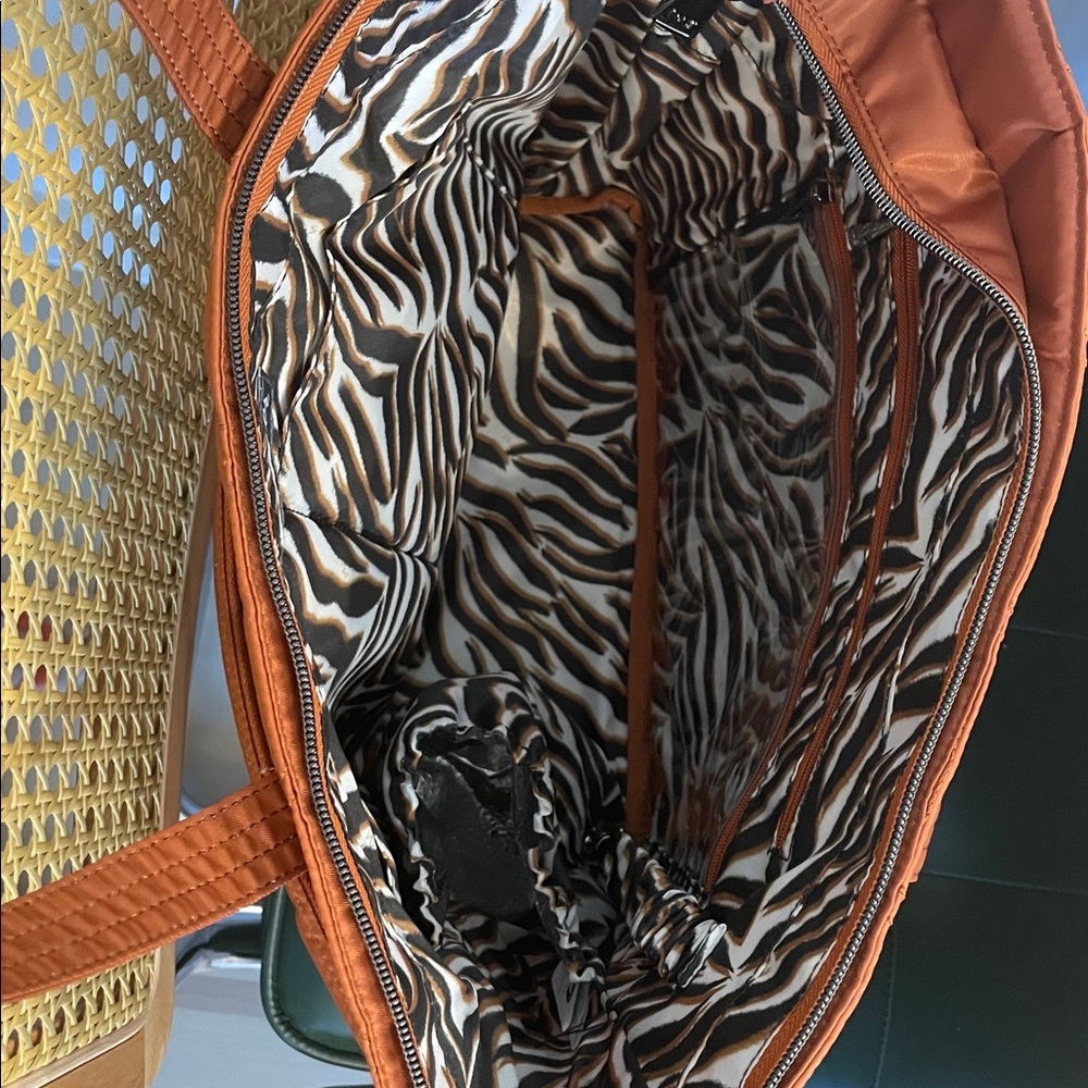 Lug Medium Tote with Trolley Sleeve Skyliner Copper Brown - Picture 5 of 8